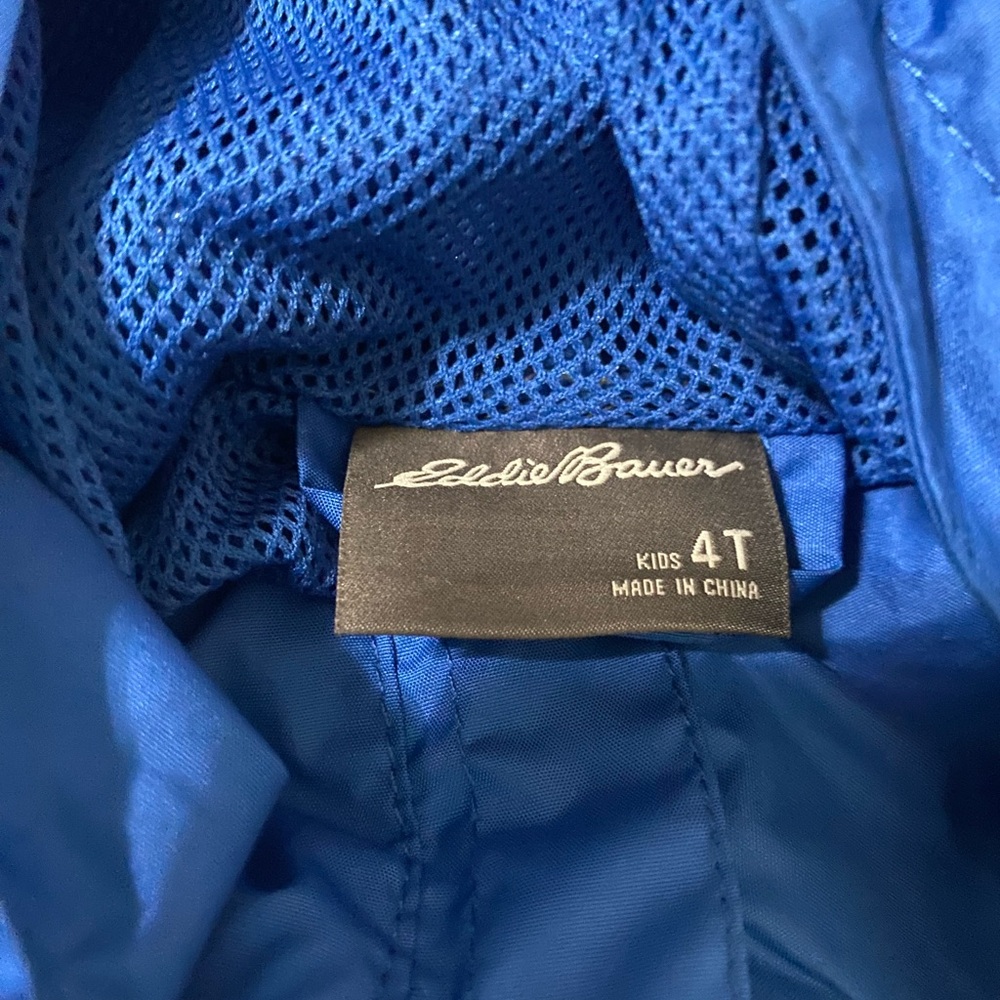 Eddie Bauer, toddler boy’s Raincoat, 4T